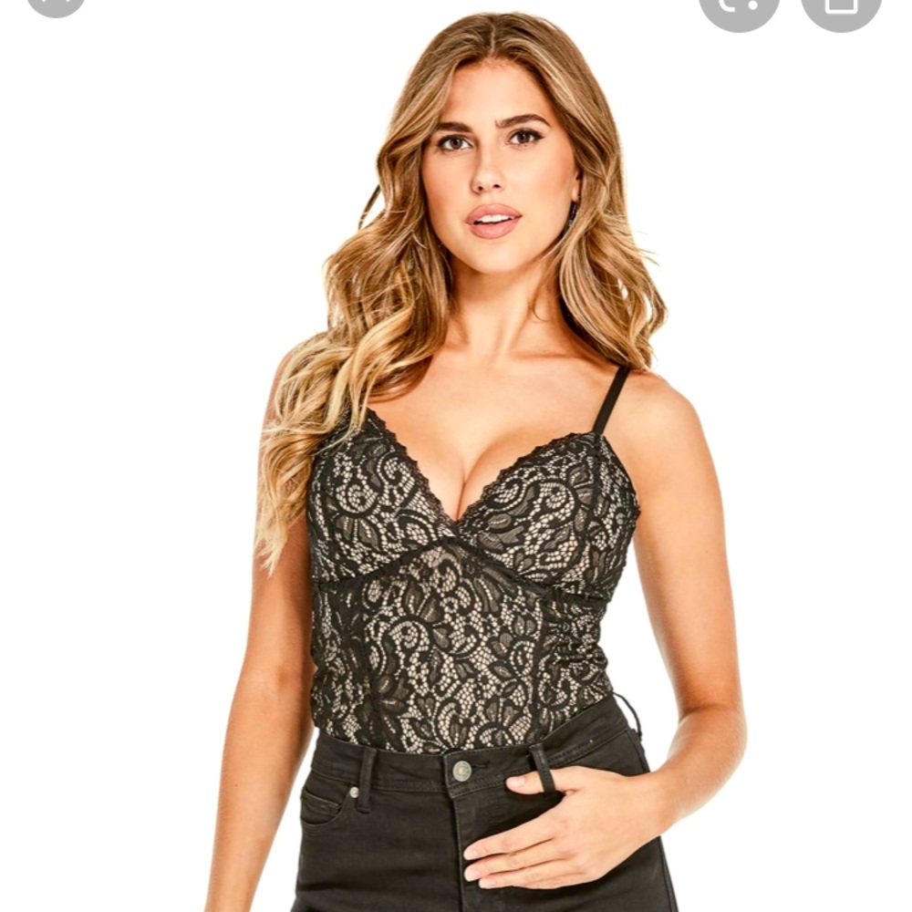 G by Guess JULIANNE LACE BODYSUIT